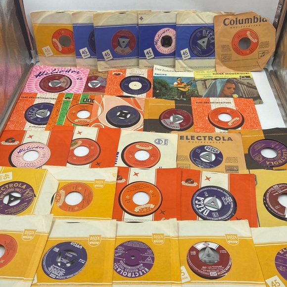 45 RPM 7” German Record Lot 31 of them! - Picture 1 of 16